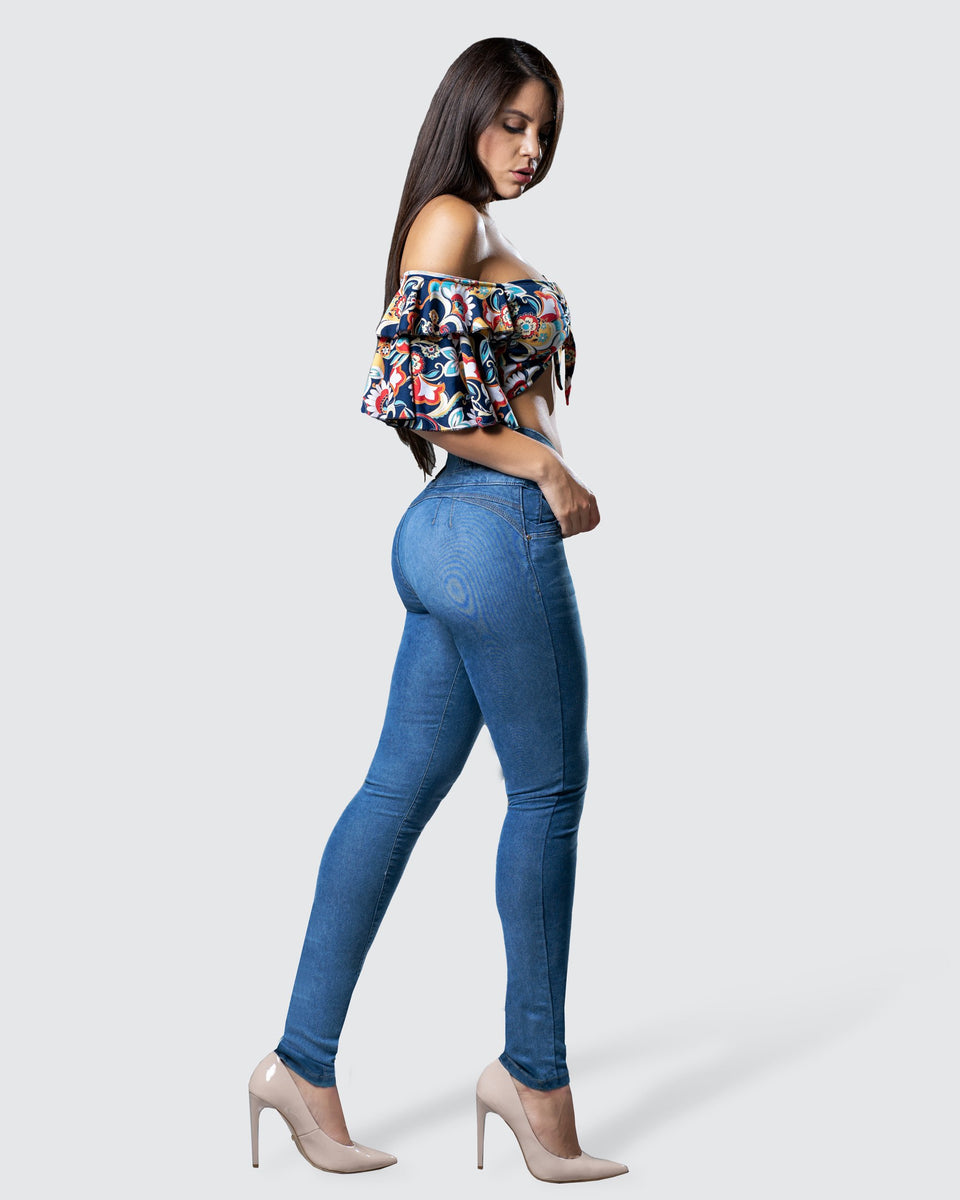 Jeans - Colombianos - Ajusta - Moldea - Levanta