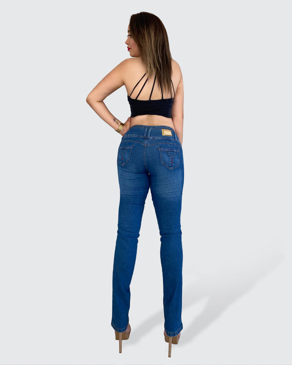 Jeans - Colombiano - Recto - Levanta - Pompis